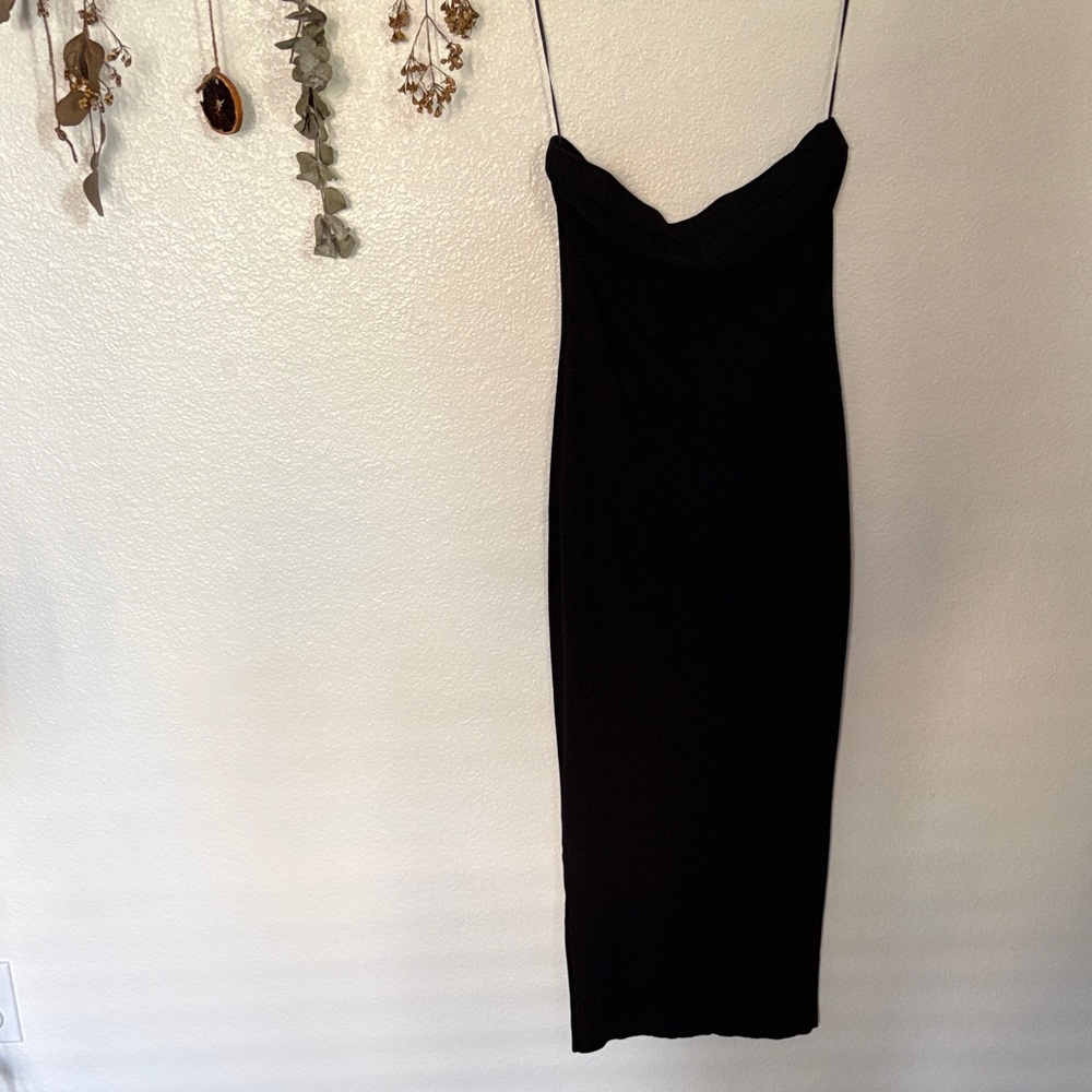 Elegant Black Slip Dress